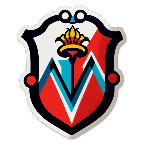 Rayo Vallecano Logo Klistermærke