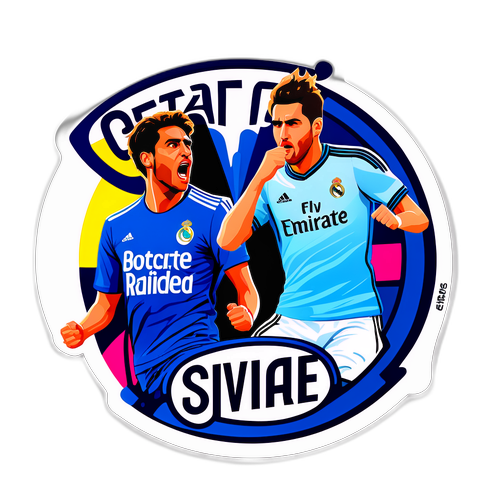 Getafe vs Real Madrid 比賽貼紙