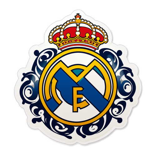 Sticker biểu trưng Real Madrid