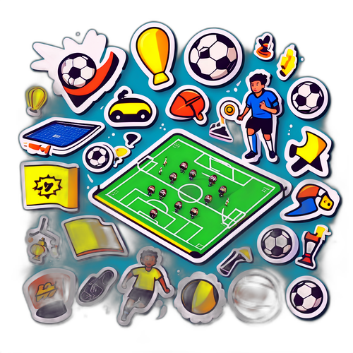 Sticker Taktik Bola Sepak Ceria