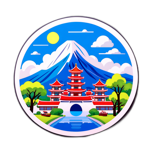 新竹美麗景色貼紙