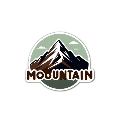 Mountain Head Minimalist Design