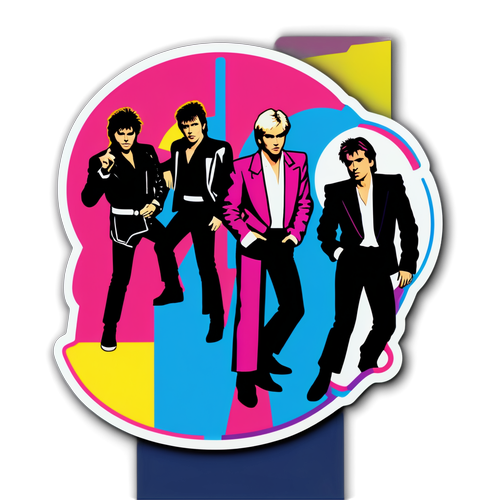 Ibigin ang Nostalgia: Ang Duran Duran Sticker na Magdadala sa Iyo sa 80s!