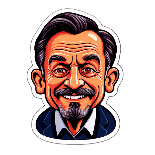 Gér Mihály karikatúra