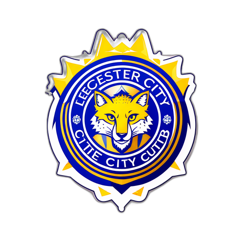 สติกเกอร์โลโก้เลสเตอร์ซิตี้