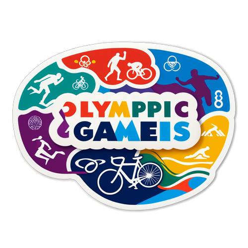 Ontdek de Magie van de Olympische Spelen - Kleurige Stickers die Sportliefhebbers Verleiden!