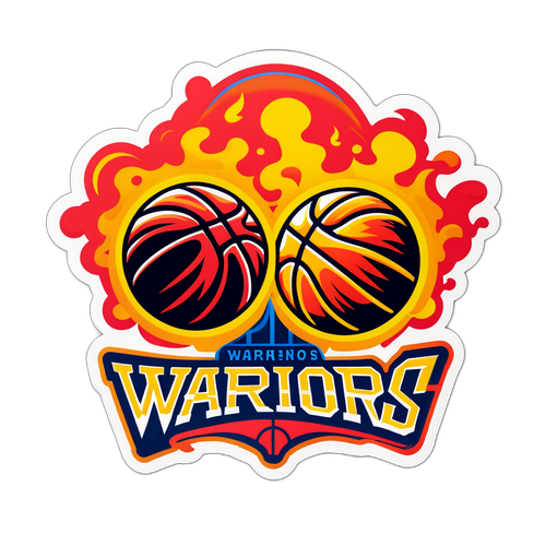 Sticker ng Heat vs Warriors