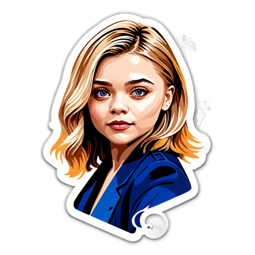 Chic na Sticker ni Chloe Grace Moretz