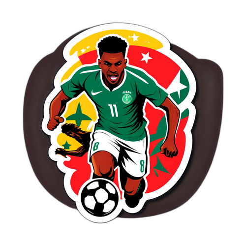 Jännittävä jalkapallohetki Nigeria vs Marokko