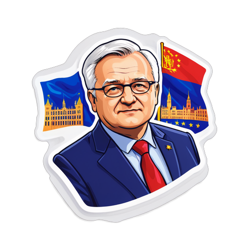 Ryszard Czarnecki w Nowym Świetle: Jak Jedna Naklejka Zmienia Postrzeganie Polityki w Europie!