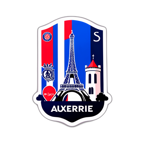 עיצוב מדבקה למשחק בין אוקסר לפ.ס.ז.