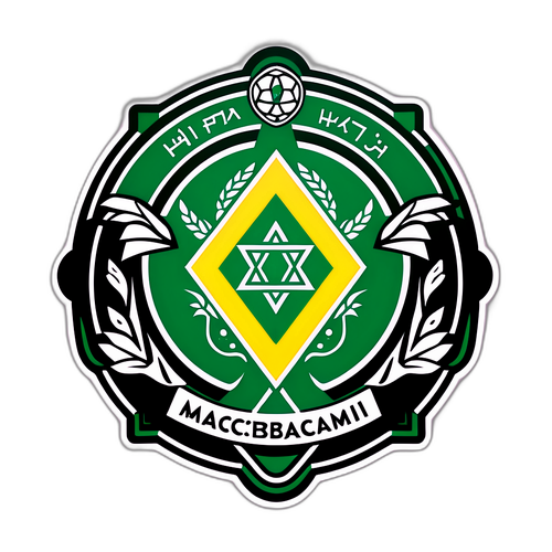 Stickers z logo Maccabi Haifa