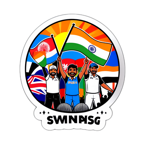 क्रिकेट प्रशंकों का दृश्य