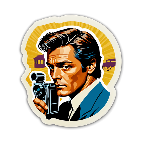 Zanurz się w Magię Klasyki! Alain Delon w Ikonicznym Stylu Posterów Filmowych