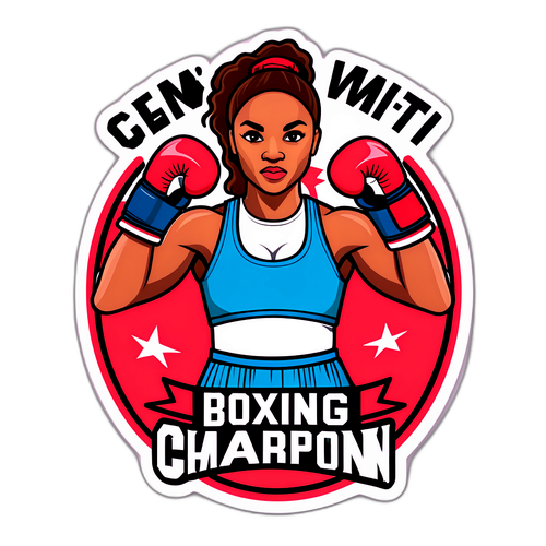 Sticker na Nagdiriwang kay Christy Martin