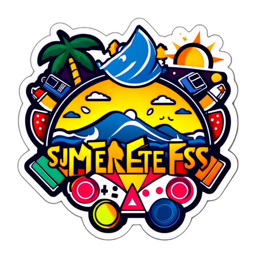 Nálepka s logem Summer Game Fest 2025