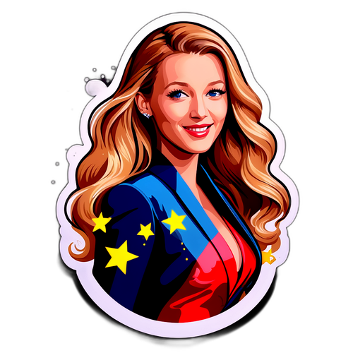 Blake Lively Stílus Sticker