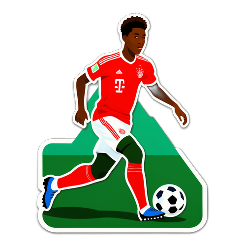 David Alaba Dribbling Sticker
