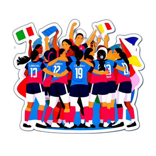 Desenho Inspirador para as Libertadores Femininas 2025