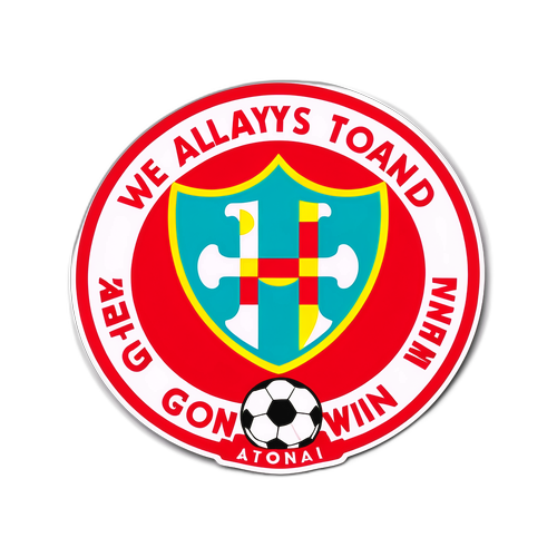 Nhãn dán đội bóng Girona - "We always win!"