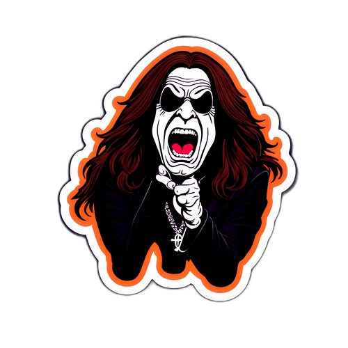 Στιγμιότυπο του Ozzy Osbourne με μουσική ενέργεια