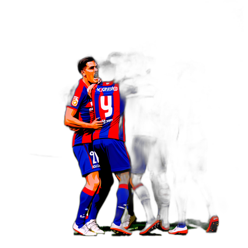 Celebrando a Vitória do Sportivo San Lorenzo