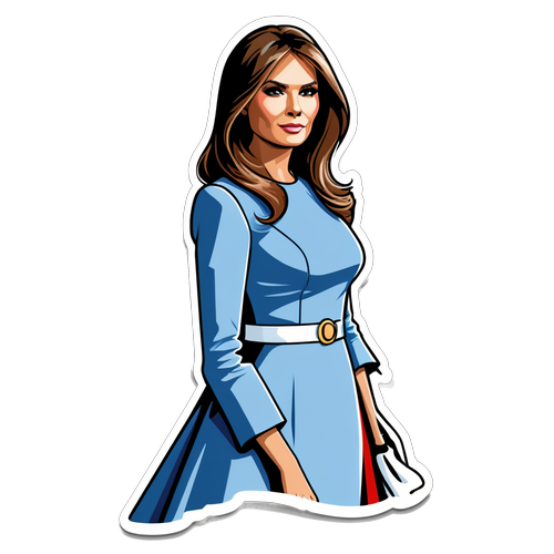 Elegante und Starke Melania Trump