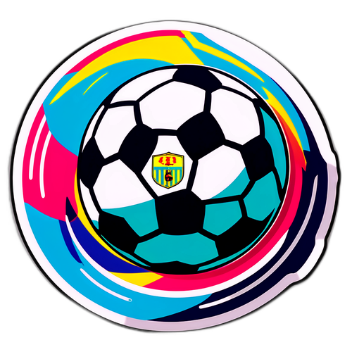 Bola de Futebol Estilizada - Junior FC