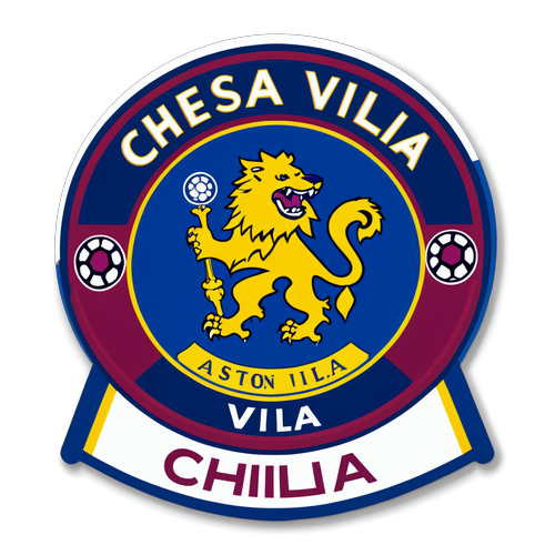 Stiker Pertandingan Aston Villa Vs Chelsea