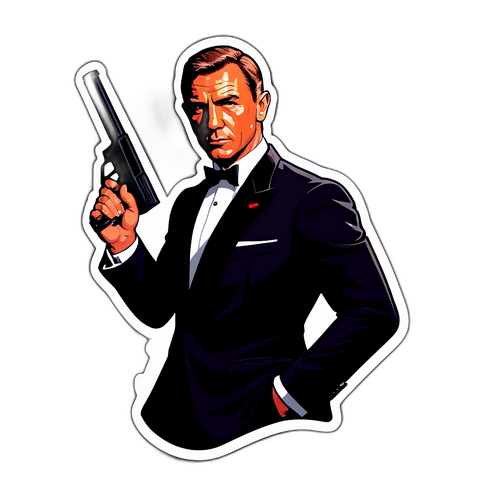 James Bond -teemallinen tarra