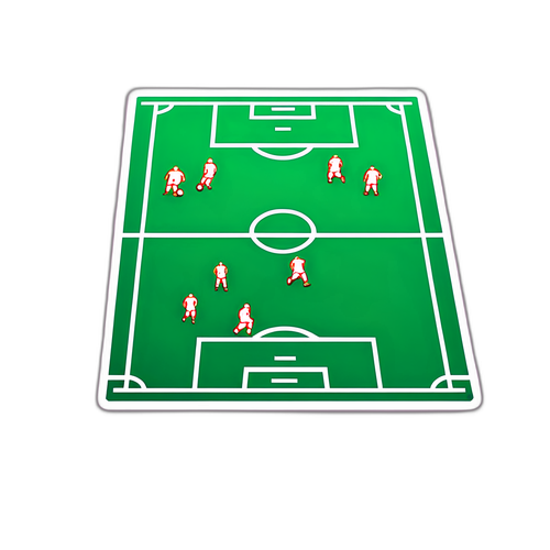 סטיקר של מגרש כדורגל