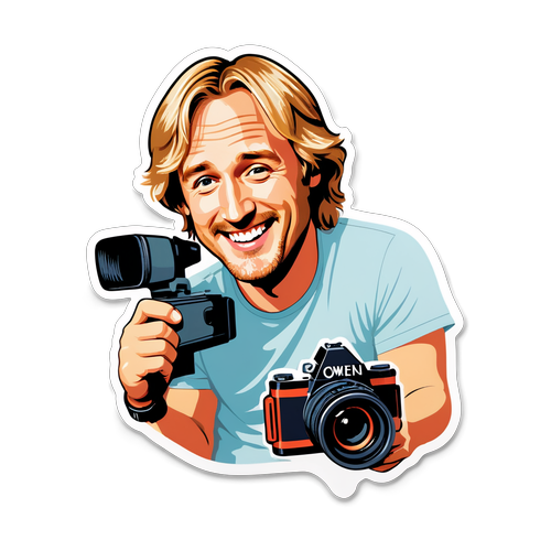 Owen Wilson Tribute Sticker