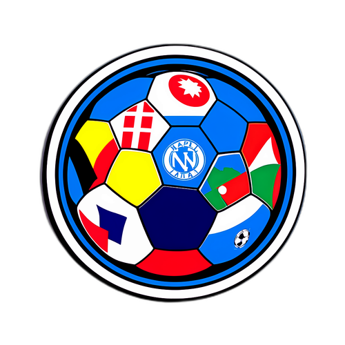 Sticker dedicat meciului Napoli - Atalanta