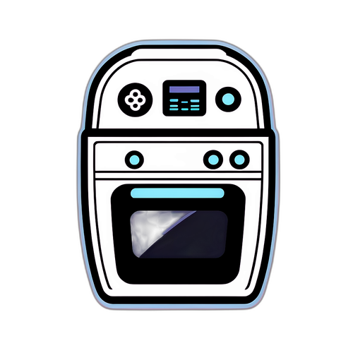 ポップスタイルの家電キャラクターシール