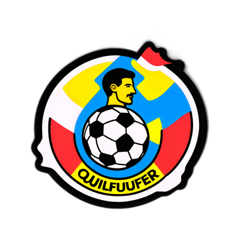 Huy hiệu thể hiện niềm phấn khích của vòng loại World Cup