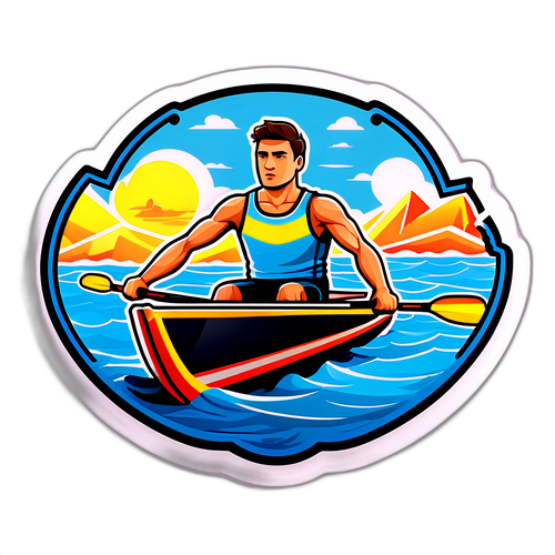 Sticker cu Ivan Patzaichin