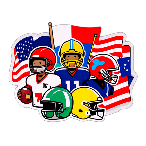 Sticker Skor Pertandingan yang Meriah