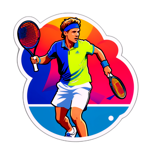 Erfolgreiche Tennis-Sticker von Jannik Sinner