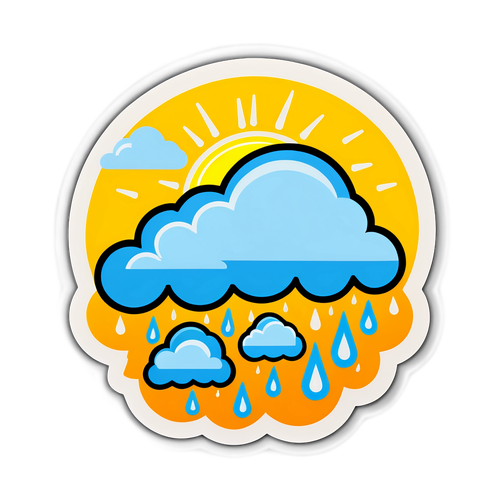天氣變化貼紙