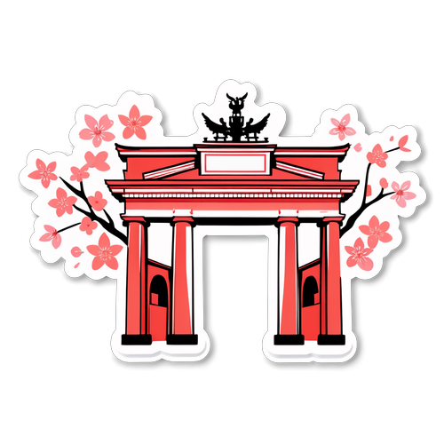 Brandenburger Tor Klistermærke