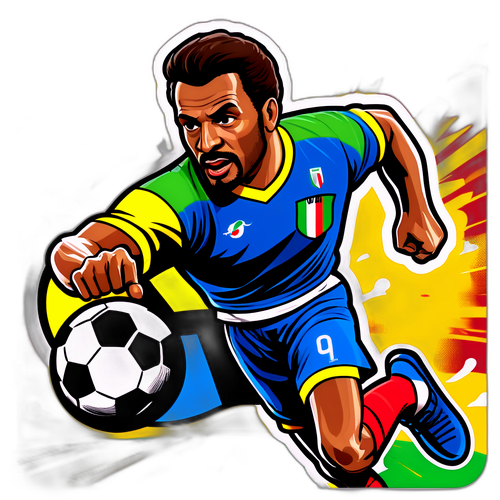 Stiker Serie A Legenda Sepak Bola