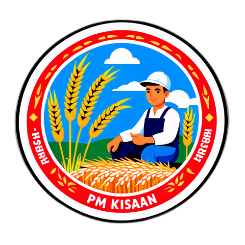 पीएम किसान कृषि स्टीकर