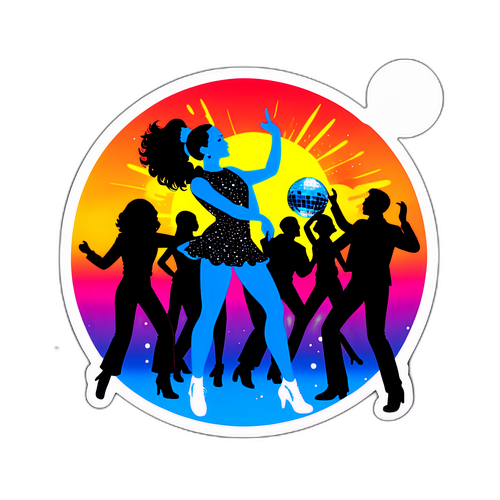 Glamorøs danser med disco