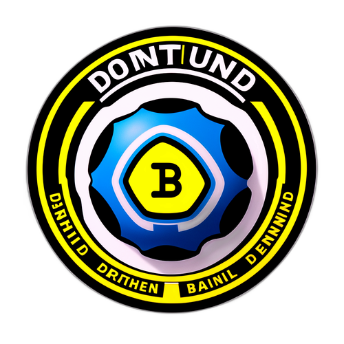 Stiker Logo Dortmund dan Copenhagen