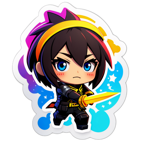 Kaakit-akit na Sticker para sa Roblox Anime Crusaders