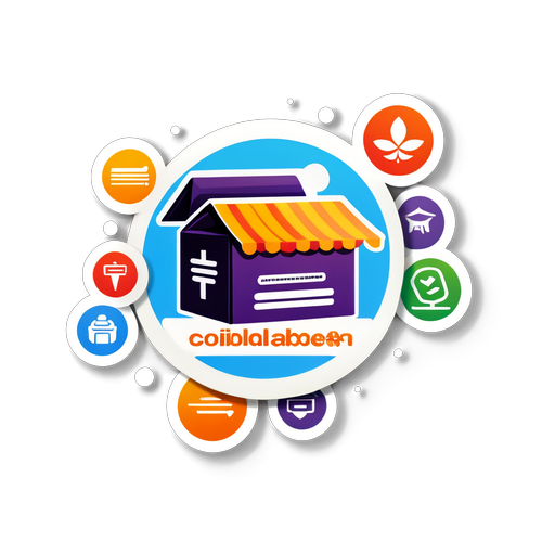 Autocollant sur un produit populaire d'Alibaba avec icônes de livraison
