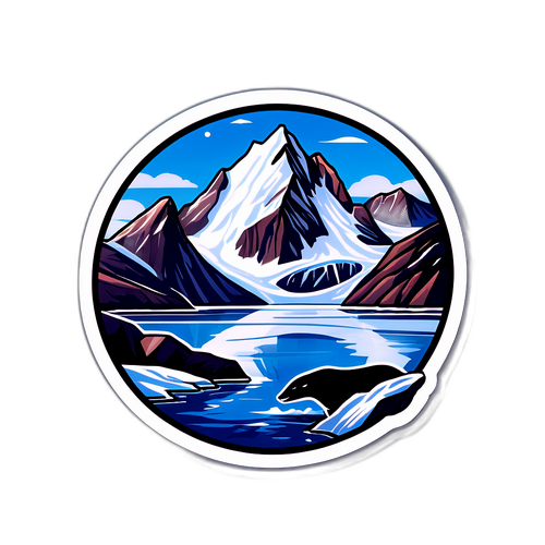 מדבקה נוף גרינלנד