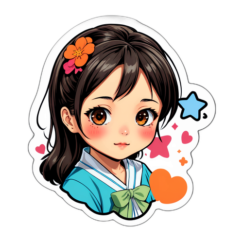 可愛いデフォルメイラストの加藤綾子