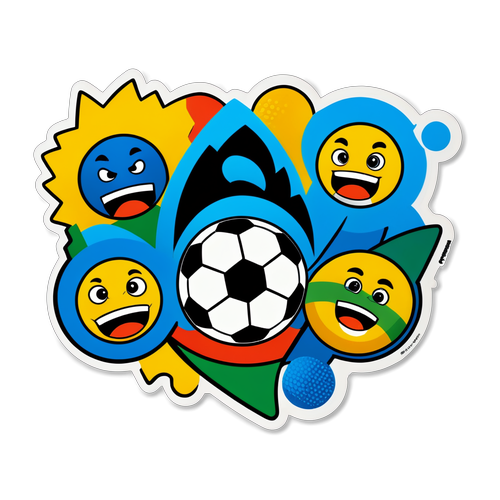 Fútbol y Diversión: Sticker del Torneo BetPlay