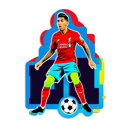 Roberto Firmino Futbol Sticker Tasarımı